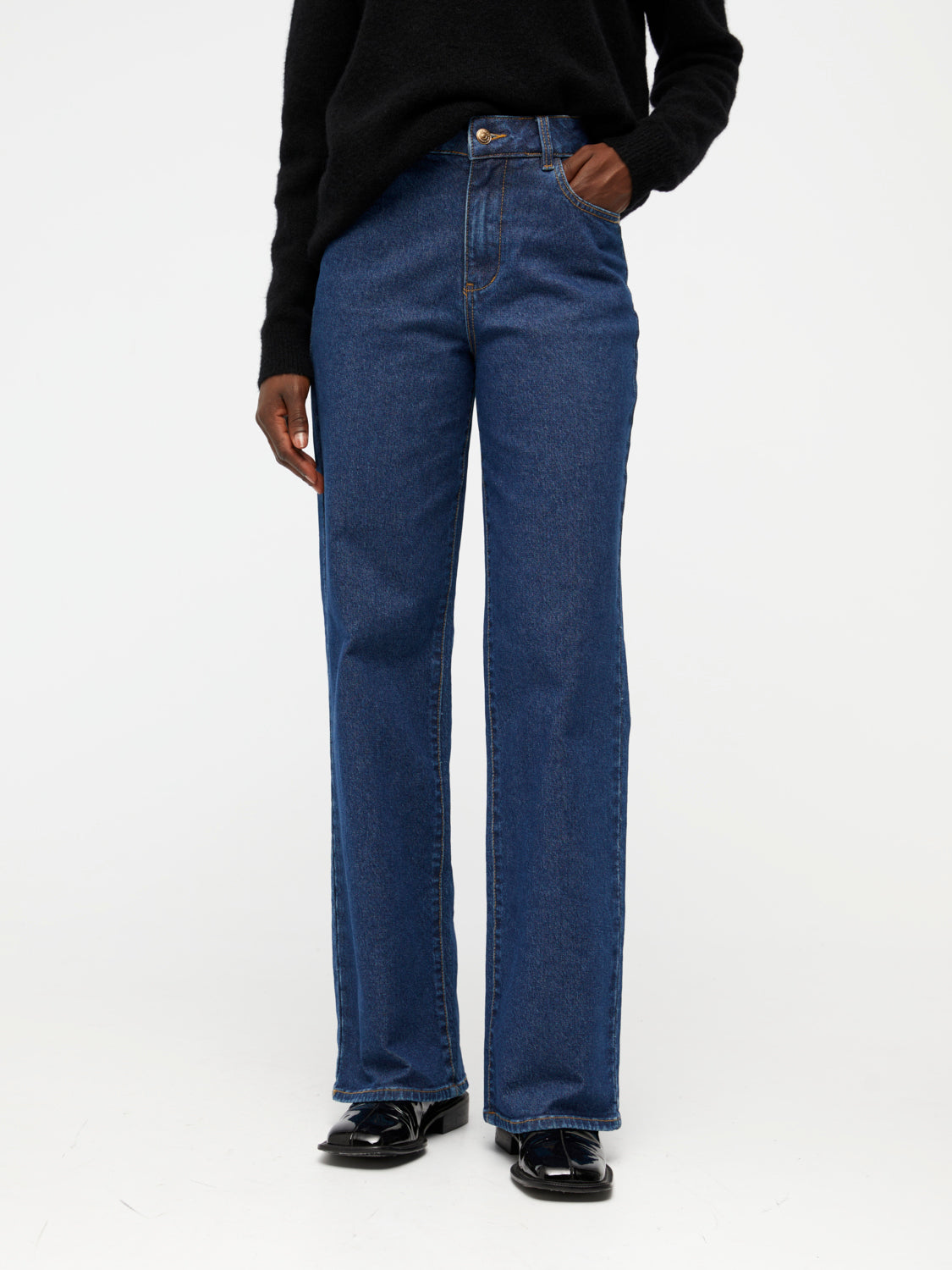 OBJMARINA Jeans - Dark Blue Denim